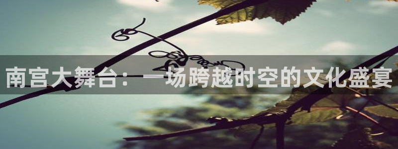 壹号玩家app下载：南宫大舞台：一场跨越时空的文化盛宴