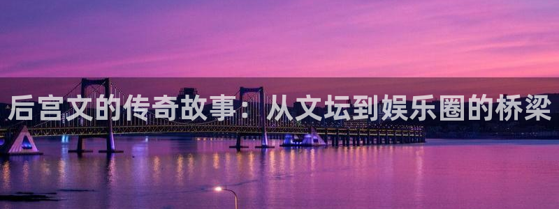 摩登7：后宫文的传奇故事：从文坛到娱乐圈的桥梁