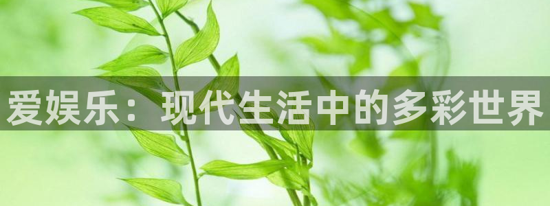 摩登7游戏试玩：爱娱乐：现代生活中的多彩世界