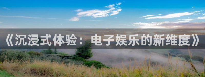 壹号app下载苹果：《沉浸式体验：电子娱乐的新维度》